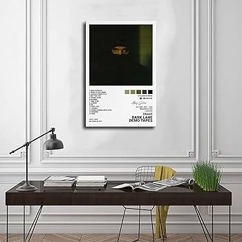 【額縁付き】 drake lane demo tapes A2ポスター DRAKE Album Poster | Dark Lane Demo Tapes – ChordPrints